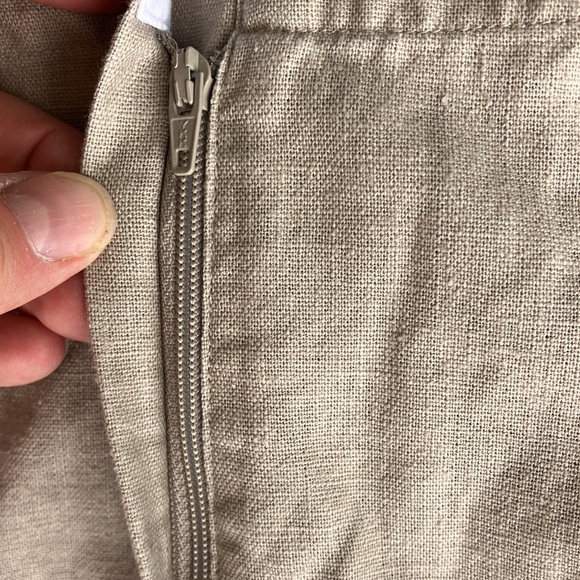 Christopher & Banks Wrinkle Free Linen Blend Coastal Grandma Maxi Skirt, 10 - Picture 10 of 10